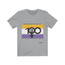 Load image into Gallery viewer, 100 YRS Women's Right to vote Unisex Tee - decimaxmusa