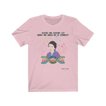 Load image into Gallery viewer, Rosalind Franklin Unisex T-shirt - decimaxmusa