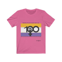 Load image into Gallery viewer, 100 YRS Women&#39;s Right to vote Unisex Tee - decimaxmusa
